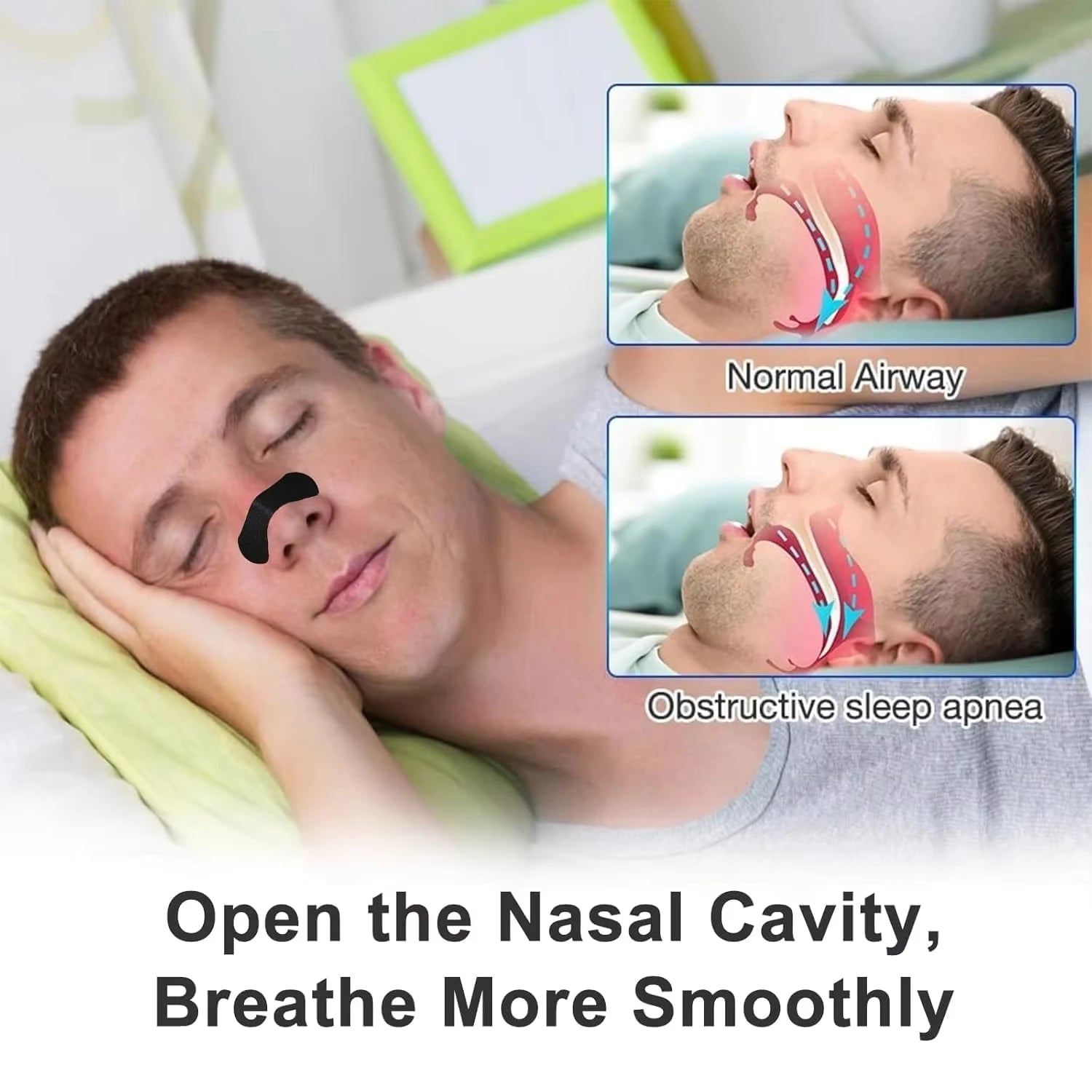 Zenith Anti-Snoring Nasal Strips – 3-Month Supply (90 Strips)