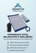 Zenith Acupressure Massage Mat & Pillow Set (with Bag)